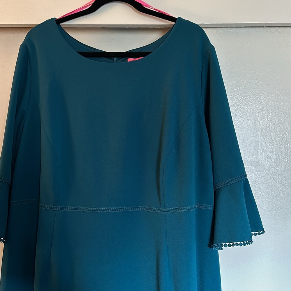 Betsey Johnson dress size 22 teal blue. NWOT. - Picture 5 of 7